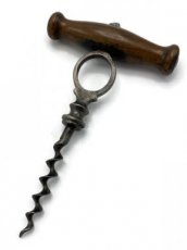 Holborn Type, Wood with Brass Finger Ring Corkscrew Speed worm ref272