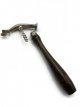 Silverplated Auction hammer with corkscrew vit 407vit62