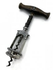 A German Columbus split frame corkscrew with locking ring ref418v64