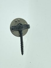 Silver Pin with Corkscrew