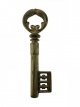 Brass Key Clé Sleutel cs ref621k82